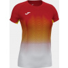 Joma Dámske tričko ELITE VII T-SHIRT RED-WHITE-YELLOW S/S Veľkosť: L