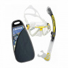 CRESSI Potápačský set PENTA ALPHA ULTRA DRY - transp./modrá
