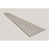 Dekoračný 3D lamelový Akustic panel 265x30x2,4 cm Filc MDF Perleť Sivá lamela CPL Betón Sv 3D-F-CPL-BET-PERL
