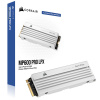 Corsair MP600 Pro LPX NVMe SSD, PCIe 4.0 M.2 typ 2280 - 4 TB - biely
