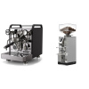 Rocket Espresso Mozzafiato FAST V, black + Eureka Mignon Libra, CR grey