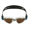 Plavecké okuliare KAYENNE Aquasphere, Aquasphere polarizační zorník-transparentní/stříbrná/petrol