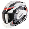 Helma SCORPION EXO-TECH EVO PRO ACUTI šedo/černo/červená - XL - Novinky