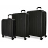 MOVOM Wood Black, Sada luxusných ABS cestovných kufrov, 75cm/65cm/55cm, 5319461