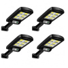 Solárny reflektor PHENOM 6 COB LED 5W 300 lm – 3 režimy, PIR 120°, IP65 (55290-4 kusy)