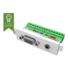 VISION TechConnect 3 VGA+3.5mm module - Přichycení talíře modulárního zařízení - HD-15, mini-phone TC3 VGAF3.5MM