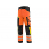 CXS Nohavice CXS BENSON výstražné, pánske, oranžovo-čierne - Fluo-Oranžová-Čierna, 60 Fluo-Oranžová-Čierna, 60