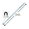 TOOLCRAFT TO-6541704 Magnetický zdvíhač v tvare pera, výsuvná 130 - 630 mm, zdvíhacia sila 1,3 kg magnetický zdvihák; TO-6541704