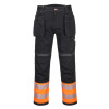 PORTWEST HI-VIS HOLSTER PW307 / Reflexné nohavice - HV oranžová/čierna UK 28/EU 44