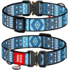 Obojok nylon 25mmx33-49cm WAUDOG Etno modrý