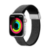 DUX DUCIS Mixture II pružný pletený náramok na Apple Watch 38/40/41mm čierny