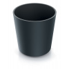PROSPERPLAST Kvetináč URBI ROUND 25cm antracit