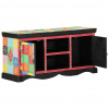 zahrada-XL TV skrinka Viacfarebný 100 x 35 x 50 cm Mangový masív 4017571