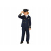 Kostým pre chlapca- Pilotný outfit pilot pilot Flight Navy Blue 128 (Kostým pilot kapitán kostým mask 7/9 rokov)