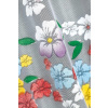 Hotová záclona - Firana zazdrostka żakard 500 cm x 60 (Farebná garniža žiarlivosti 60x500 s kvetmi)