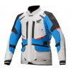 Bunda ANDES DRYSTAR HONDA kolekcia, TECH-AIR 5 kompatibilná, ALPINESTARS (svetlo šedá/čierna/modrá/červená, veľ. S)