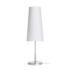 RENDL NYC/CONNY 15/30 stolná Polycotton biela/nikel 230V LED E27 11W