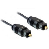 Delock 82880 Toslink audio prepojovací kábel [1x Toslink zástrčka (ODT) - 1x Toslink zástrčka (ODT)] 2 m čierna; 82880