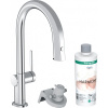 HANSGROHE Aqittura M91 páková drezová batéria s filtráciou (obsahuje filter), s vyťažiteľným výtokom, 1jet, sBox, výška výtoku 210 mm, chróm, 76800000