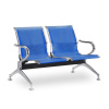 Rauman Kovová lavica do čakárne REST, 2-sedadlo, modrá