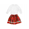 Kostým pre dievča - Krakowianka 2el Highlander's Red Costume [M] (Cracovian kostým folk maskovanie červenej [m])