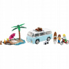 Stavebnica COBI 24617 Volkswagen T2A Kombi surfing, pláž, bicykel, figúrka mačky