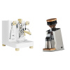 Lelit Bianca PL162T V3, white + Eureka Mignon Single Dose PRO, White & Oak