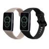 Sada řemínků na chytré hodinky Huawei Band 6 2 ks černo-béžové (Sada řemínků na chytré hodinky kwmobile Strap Set pro Huawei Band 6 2 ks černo-béžové pro pohodlné nošení)