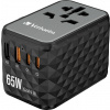 Verbatim UTA-05 GaN III USB nabíječka, GaN, 2x USB A, 2x USB-C®, 65 W, Dodávka energie, Power Delivery 3.0, QC 4 plus , Rychlé nabíjení, SuperCharge, Adaptivní