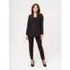 Dámsky elegantný nohavicový kostým čierny 19604