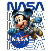 CUKROVÁ TLAČ jedlý obrázok na tortu Cukrová hmota Myšiak Mickey Nasa vesmír + MENO