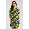 Vienetta Dámska nočná košeľa s krátkym rukávom Paulína: zelená 2XL
