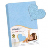 Bellatex froté plachta svetlo modrá 180x200
