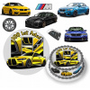 DIGITÁLNA TLAČ Jedlý obrázok na tortu BMW AUTO M BALÍČEK POSTAVY + DARČEK TEXT 4
