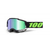 100% Motokrosové okuliare 100% Accuri 2 Special UTV/OTG limited edition Ken Block zelené s chrómovým plexi