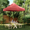 zahrada-XL Skladací pop-up párty stan burgundský 200x200x306 cm 4004987