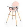 Zopa Drevená stolička DOLCE 2 Varianta: Blush Pink/Grey