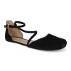 Barefoot dámské sandály Shapen - Orchid Black Suede W černé
