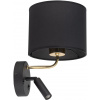 TK Lighting Richi nástenná lampa 2x60 W čierna 4234