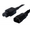 PREMIUMCORD Kabel napájecí 230V prodlužovací 2m (konektory IEC320 C14 - C15), kpss2