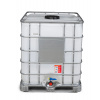 IBC kontajner Recobulk, oceľový rám, 1000 litrov, veko DN 225, uzáver DN 50, UN schválenie