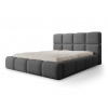 Wilsondo Manželská čalúnená posteľ s úložným priestorom Deriva 180x200 - sivá
