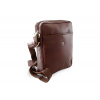Hnědý kožený pánský crossbag 215-1713-40
