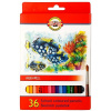 Koh-i-noor Pastelky akvarelové 3719, 36 ks