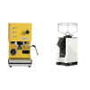 Profitec GO, yellow + Eureka Mignon Silenzio, BL white