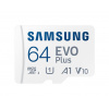 Paměťová karta Samsung EVO Plus micro SDXC, 64GB, UHS-I U1, Class 10 + Adaptér