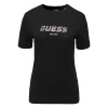 Dámske Tričko s krátkym rukávom GUESS ELEANORA SS T-SHIRT V4RI10K8HM4-JBLK – Čierna