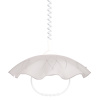 PREZENT 45145 LYRA 1xE27/60W, WHITE GLASS