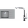 Set Franke G290ŠK (drez CNG 611-78 TL/2 Sivý kameň + batéria FC 6986.501 SMART GLENDA Celonerez) 114.0759.081