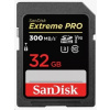 SanDisk SDHC karta 32GB Extreme PRO (300 MB/s, Class 10, UHS-II U3 V90) SDSDXDK-032G-GN4IN
